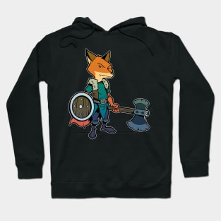 Comic animals - Fox Viking Hoodie